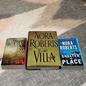 The Search, Shelter In Place, The Villa by Nora Roberts